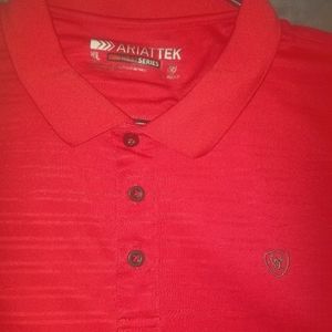 Ariat Mens Ariat Tek Heat Series Polo Shirt
